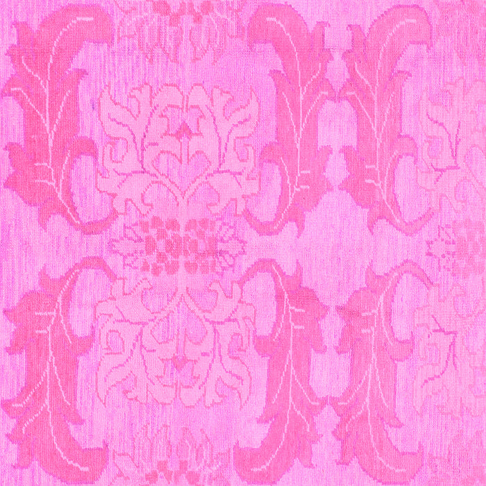 Square Machine Washable Abstract Pink Modern Rug, wshabs1176pnk