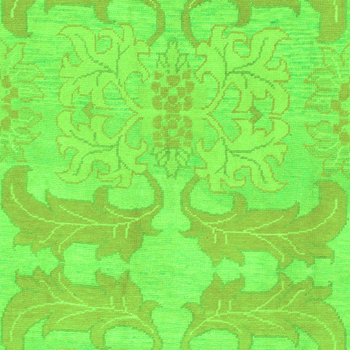 Machine Washable Abstract Green Modern Area Rugs, wshabs1176grn