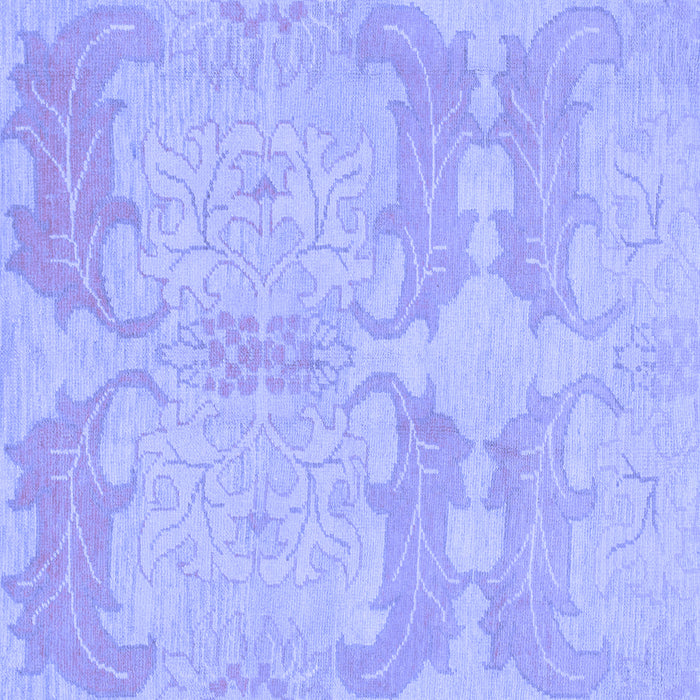 Square Machine Washable Abstract Blue Modern Rug, wshabs1176blu