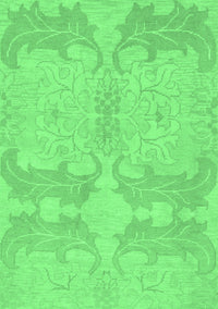 Abstract Emerald Green Modern Rug, abs1176emgrn