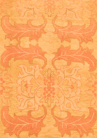 Abstract Orange Modern Rug, abs1176org