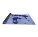 Sideview of Oriental Blue Modern Rug, abs1177blu