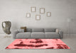 Modern Red Washable Rugs