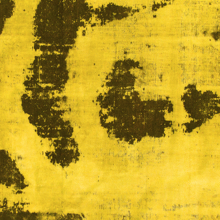Oriental Yellow Modern Rug, abs1177yw