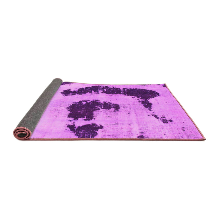Sideview of Oriental Pink Modern Rug, abs1177pnk