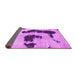 Sideview of Oriental Pink Modern Rug, abs1177pnk