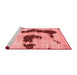 Modern Red Washable Rugs