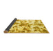 Sideview of Oriental Yellow Modern Rug, abs1178yw