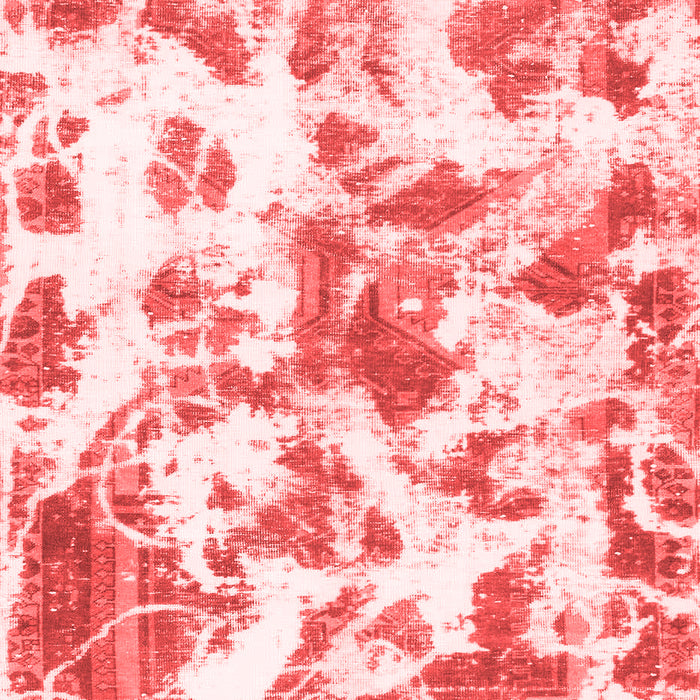 Machine Washable Oriental Red Modern Rug, wshabs1178red