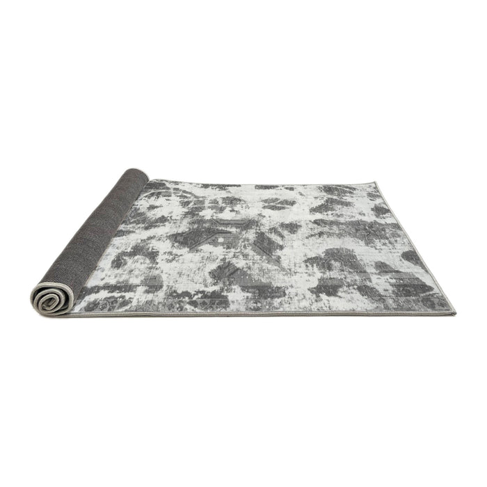 Sideview of Oriental Gray Modern Rug, abs1178gry