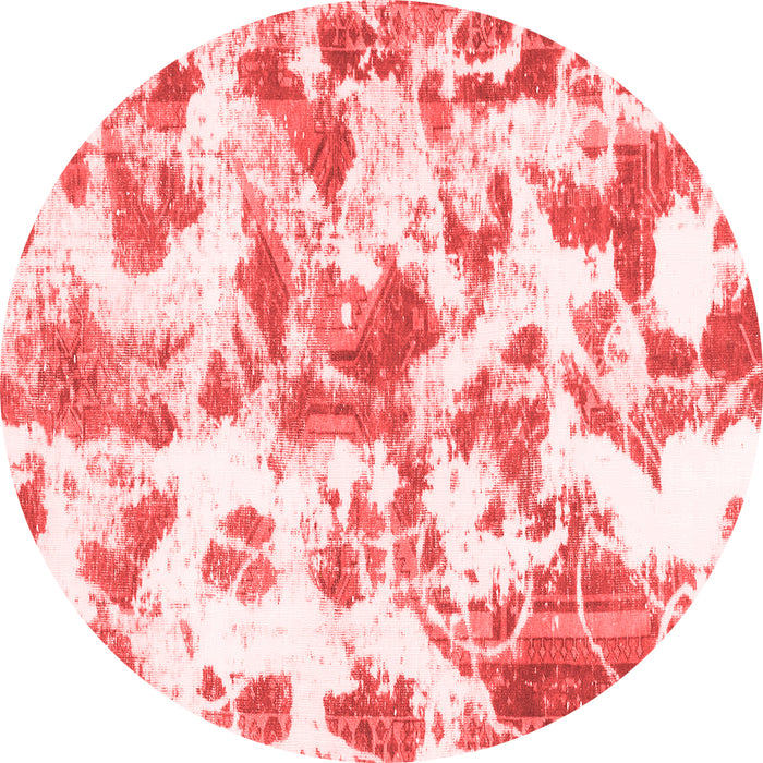 Machine Washable Oriental Red Modern Rug, wshabs1178red