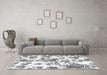 Machine Washable Oriental Gray Modern Rug in a Living Room,, wshabs1178gry