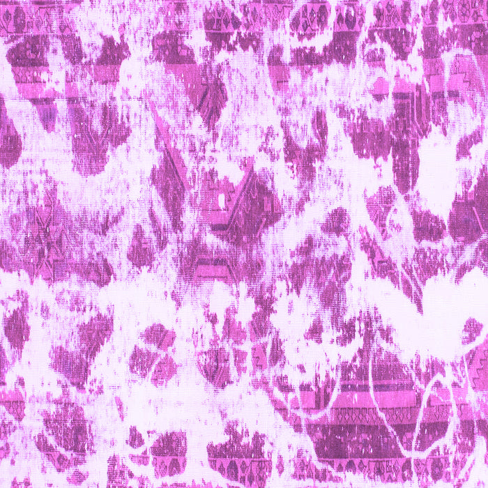 Square Machine Washable Oriental Purple Modern Area Rugs, wshabs1178pur