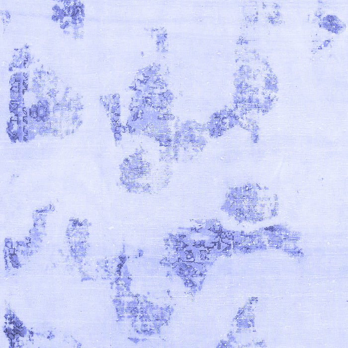 Machine Washable Oriental Blue Modern Rug, wshabs1179blu