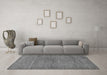 Machine Washable Abstract Gray Modern Rug in a Living Room,, wshabs117gry