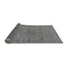 Sideview of Abstract Gray Modern Rug, abs117gry