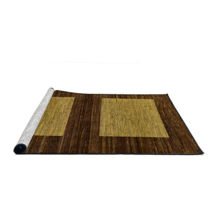 Sideview of Machine Washable Abstract Night Red Rug, wshabs118