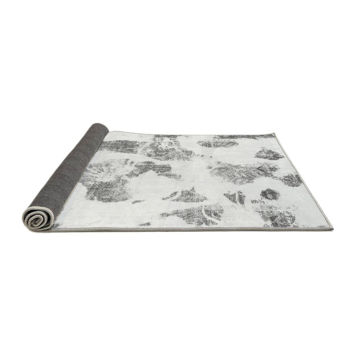 Sideview of Oriental Gray Modern Rug, abs1180gry