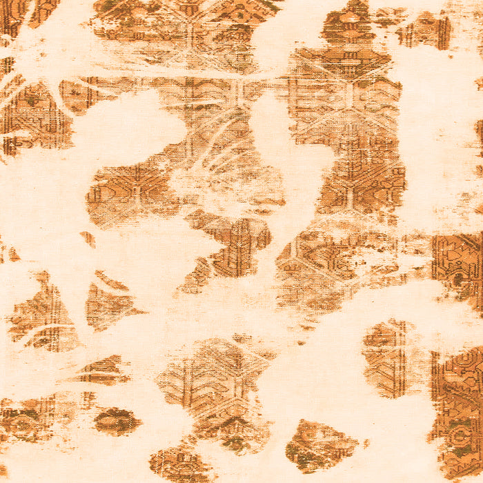 Square Oriental Orange Modern Rug, abs1180org