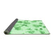 Sideview of Oriental Emerald Green Modern Rug, abs1180emgrn