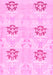 Machine Washable Oriental Pink Modern Rug, wshabs1181pnk