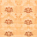 Square Oriental Orange Modern Rug, abs1181org