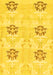 Oriental Yellow Modern Rug, abs1181yw