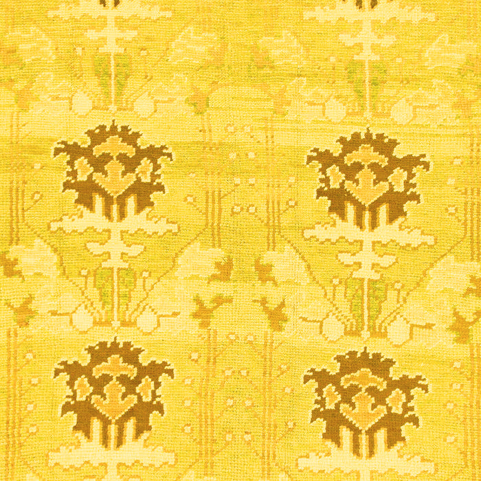 Oriental Yellow Modern Rug, abs1181yw