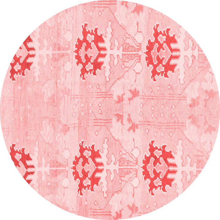 Machine Washable Oriental Red Modern Rug, wshabs1181red