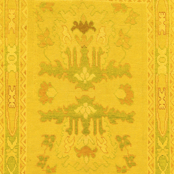 Abstract Yellow Modern Rug, abs1182yw