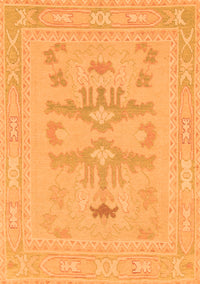 Abstract Orange Modern Rug, abs1182org