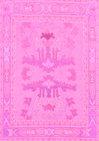 Abstract Pink Modern Rug, abs1182pnk