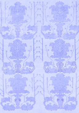 Abstract Blue Modern Rug, abs1183blu