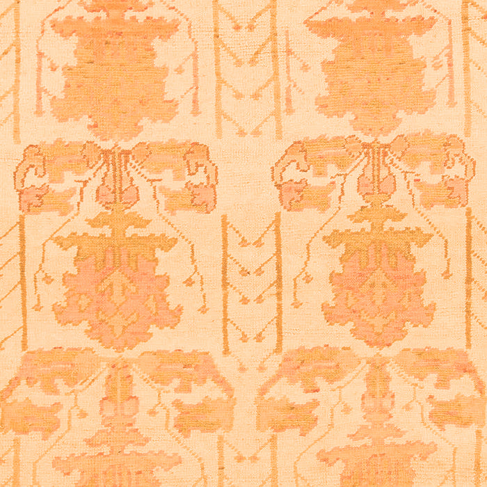 Machine Washable Abstract Orange Modern Area Rugs, wshabs1183org