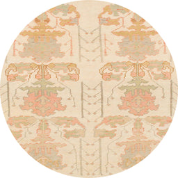 Square Abstract Khaki Gold Modern Rug, abs1183