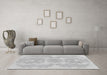 Machine Washable Abstract Gray Modern Rug in a Living Room,, wshabs1184gry