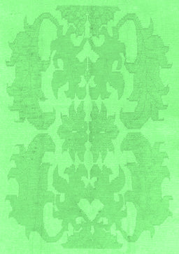 Abstract Emerald Green Modern Rug, abs1184emgrn