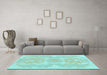 Machine Washable Abstract Light Blue Modern Rug in a Living Room, wshabs1184lblu