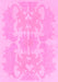 Machine Washable Abstract Pink Modern Rug, wshabs1184pnk