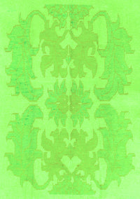 Abstract Green Modern Rug, abs1184grn