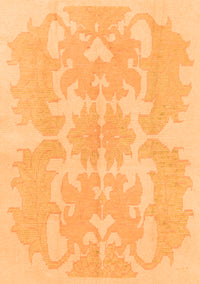 Abstract Orange Modern Rug, abs1184org