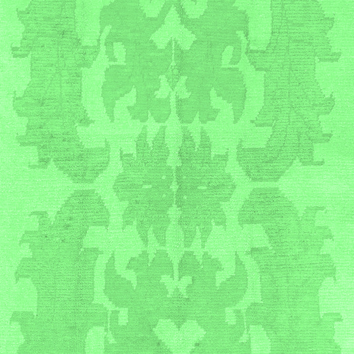 Machine Washable Abstract Emerald Green Modern Area Rugs, wshabs1184emgrn