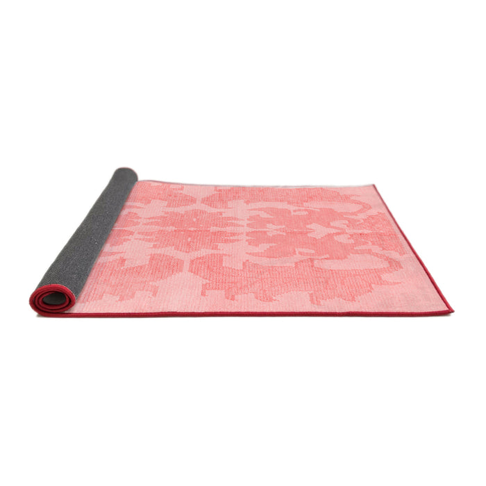 Abstract Red Modern Area Rugs
