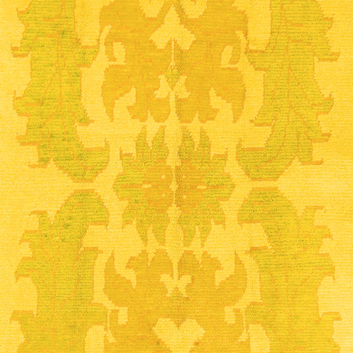Machine Washable Abstract Yellow Modern Rug, wshabs1184yw