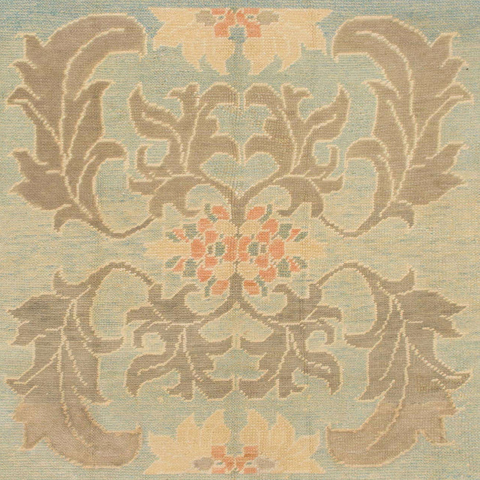 Square Machine Washable Abstract Yellow Rug, wshabs1185