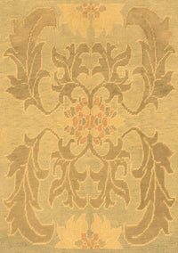 Abstract Brown Modern Rug, abs1185brn