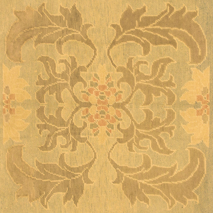 Square Abstract Brown Modern Rug, abs1185brn