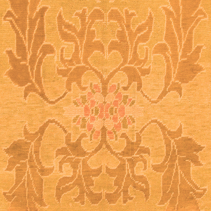 Abstract Orange Modern Rug, abs1185org