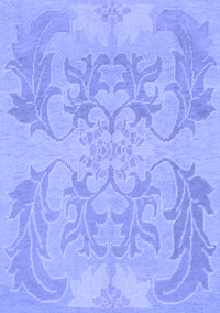 Abstract Blue Modern Rug, abs1185blu