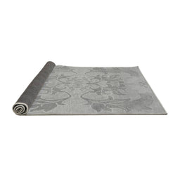 Sideview of Abstract Gray Modern Rug, abs1185gry